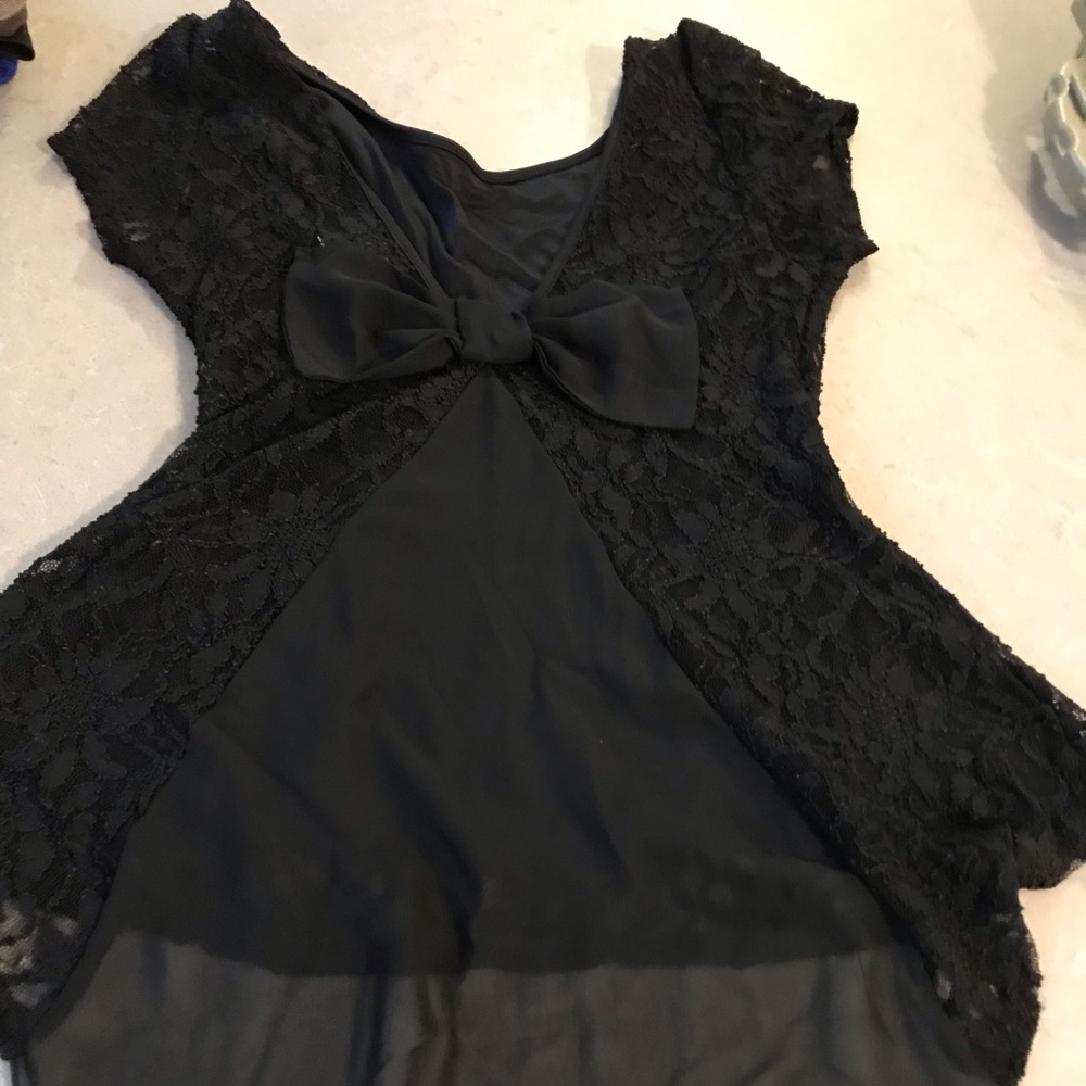Cute, Black, Blouse